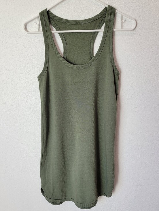 aerie Tops - Aerie Womens XS Army Green‎ Tunic Tank Racerback Soft Lounge Athleisure Top